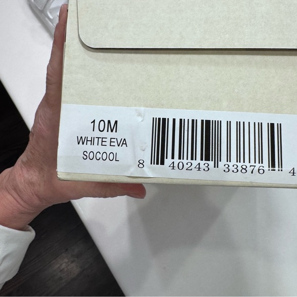J Slides Eva Socool Beach Women’s Slides Sandals White New In Box Size 10 - Picture 5 of 6